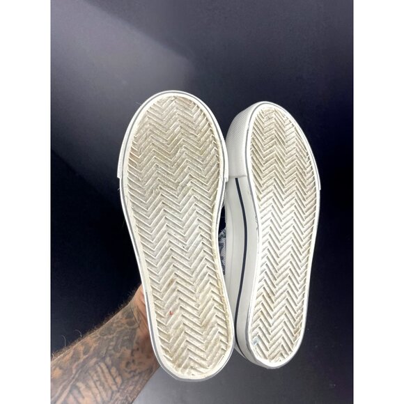 DKNY Slip-On Sneakers US Size 2 / UK Size 13.5 Blue/White - Picture 4 of 5